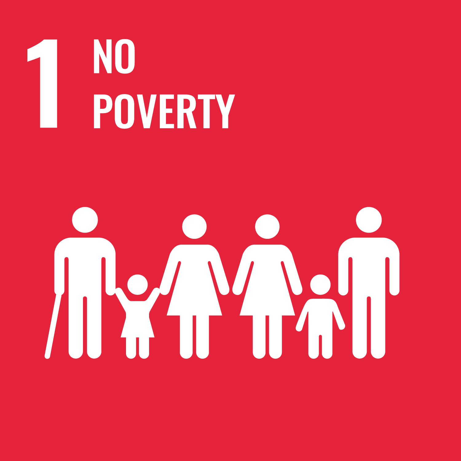 Goal number 1 of the SDGs: No Poverty