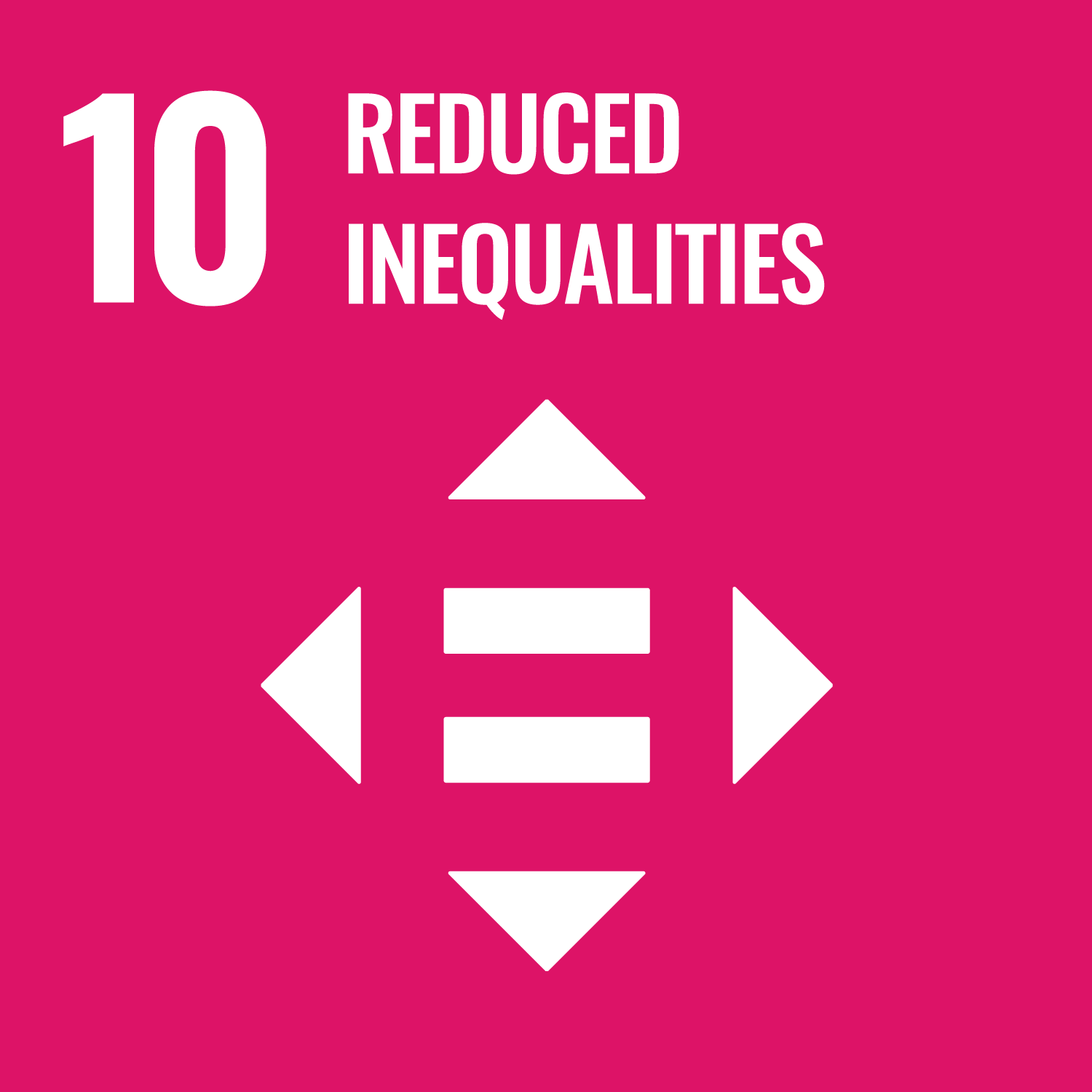 SDG goals icon 10